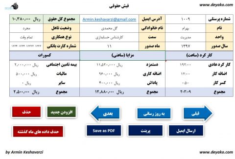 فیش حقوقی